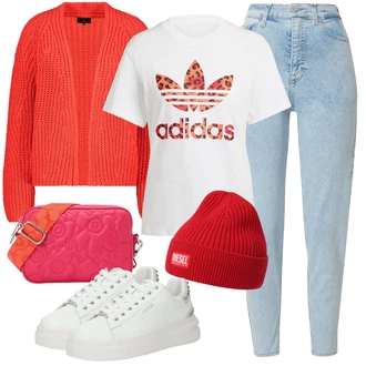 outfit mit Adidas Originals "Pomladanski Outfit"