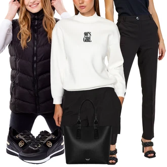 Style Outfits 90. leta mit Roza/Siva/Bela/Zelena Vodoodporna Jakna/Bluzon/Box jakna/Trajnostna Jakna Trendyol "Pomladanski Outfit"Look: Egirl, Softgirl, Sproščena, Kul, 90. leta, Hip Hop