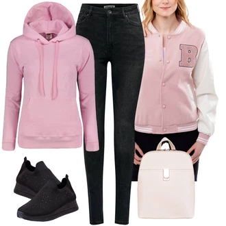 Sneg outfit mit Roza glano "Pomladanski Outfit"