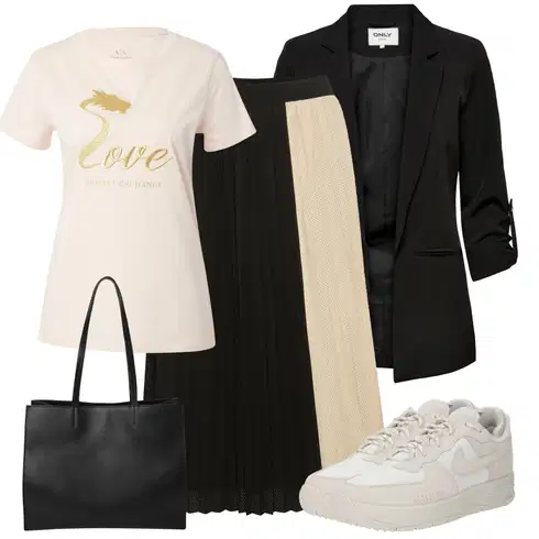 Roza Majice kombinirajte z Culture, Nike Sportswear, PATRIZIA PEPE, Khaki/Roza/Rjava/Bež Casual Majice/Lepe Majice/Besede na Majicah/Majice za spanje/Majice s kratkimi rokavi/Grafične Majice Armani Exchange, Blejzerji z Dvojnim Zapenjanjem/Blejzerji s Perjem/Blazer iz Tvida/Blazer v smokingu/Blazer za Prosti Čas/Blazer iz blaga only petite