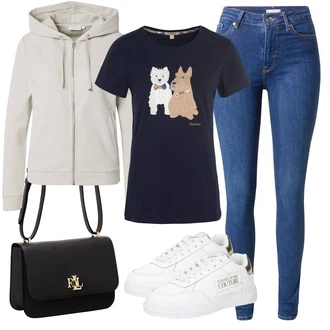 outfit mit Barbour "Pomladanski Outfit"
