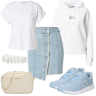outfit mit Kratke hlače velike velikosti LTB "Pomladanski Outfit"