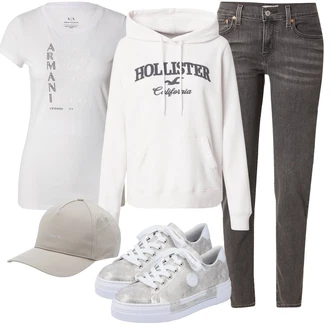 outfit mit Temno siva/Siva/Svetlo siva/Khaki/Rjava Capri Kavbojke/Usnjena Jakna/Termodžinsi/Gležnarji/Zimska jakna/Regular Fit Kavbojke/Ozke Kavbojke/Ženske 7/8 Kavbojke/Odrezane Kavbojke/Zožene Kavbojke/Kavbojka z Nizkim Pasom/Usnjene Čevlje/Girlfriend Kavbojke levi's ® "Pomladanski Outfit"