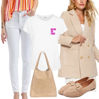 outfit mit Khaki/Bež/Rjava Kratka Jakna/Pomladna jakna/Slip-on jakna/Poletna jakna/Vintage Jakna/Rebrast Žamet Jakna/Jesenska jakna/Volna Jakna/Dvojna jakna/Crop Jakna/Trajnostna Jakna Trendyol "Poslovna oblačila"