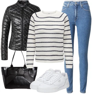 Denim outfits mit Svetlo modra/Modra Usnjena Jakna/Push up Kavbojke/Moška Usnjena Jakna/Usnjene Čevlje/Kavbojke Visokega Pasu/Kavbojka z Nizkim Pasom Calvin Klein Jeans "Poslovna oblačila"