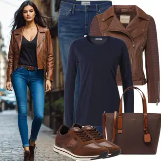 Outfiti Za Zabave Preprosta mit Črna/Krem/Rjava/Rdeča Usnjena Bomber Jakna/Vintage usnjena jakna/Usnjena Jakna/Jakna iz Umetnega Usnja ps paul smith "Poslovno sproščen slog"Look: Mokrega videza, Preprosta, Transparent, Delovna oblačila