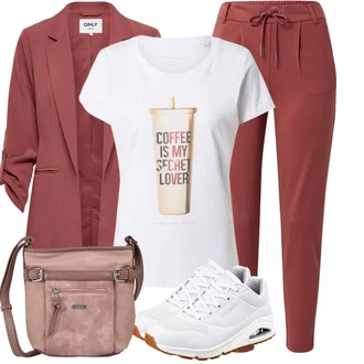 Krásný Outfit s Červená/Růžová Elegantní Sako/Krátké Sako/Dlouhý Sako/Kožená Pánská Bund/Kožená bunda pro muže/Blejzrové Bund/Blůzové Sako/Oversize Sako/Boyfriend Sako Only "Stylový vzhled pro volný čas"Look: Emo, Cool, Krásný, Kancelář, Elegantní, Klasické