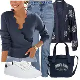 Kombinace Svetrů s Mom Jeans image