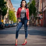 Rockabilly outfity z džínoviny image