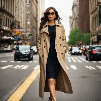Outfity do práce s zimní obuví "Šaty v elegantním stylu"