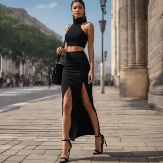 Dvodijelne kombinacije za zabavu "Šik party outfit"