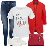 Zimní džínové outfity pro volný čas image