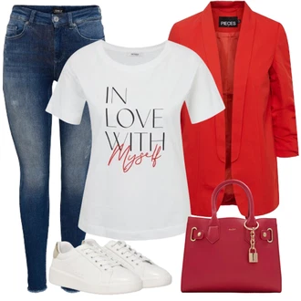 Outfity pro volný čas Zima s Tmavě modrá/Modrá/Černá Only "Skvělý pro volný čas"