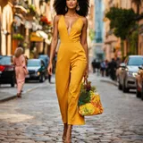 Žluté overaly   outfity image