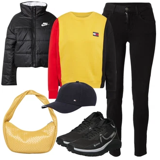 outfit mit Črna Nike Sportswear "Sodobni Pomladni putfit"