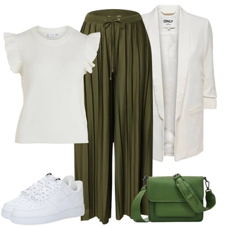 outfit mit Siva Nike Sportswear "Sodobni Pomladni putfit"