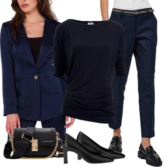 outfit mit Ovitek za majico/Kratka majica/Majica Vrh/Srajca Carmen/Dolga srajca/Slap-izrez majica/Casual Majica/Priložnostni Vrh/Klasična Dolžina/3/4 majica woox "Sodobni Pomladni putfit"