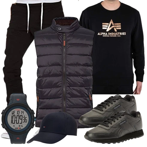 Grau/Schwarz/DunkelGrau/Orange Ärmellose Weste/Kurze Weste/KunstfaserWeste/ReiseWeste/WendeWeste/SteppWeste/Puffer Weste/IsolationsWeste/DaunenWeste/OutdoorWeste b BLEND kombinieren
