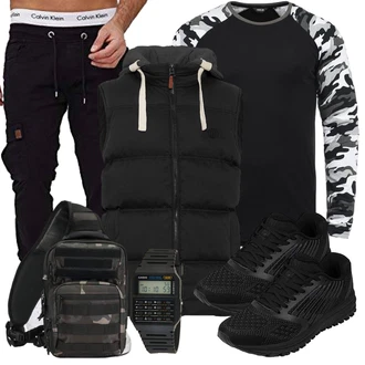 Stil Outfits Disco mit OneRedox "Sportlich Outfit"Look: Classic, Büro, Disco, Empire, Elegant, Casual, Moderne