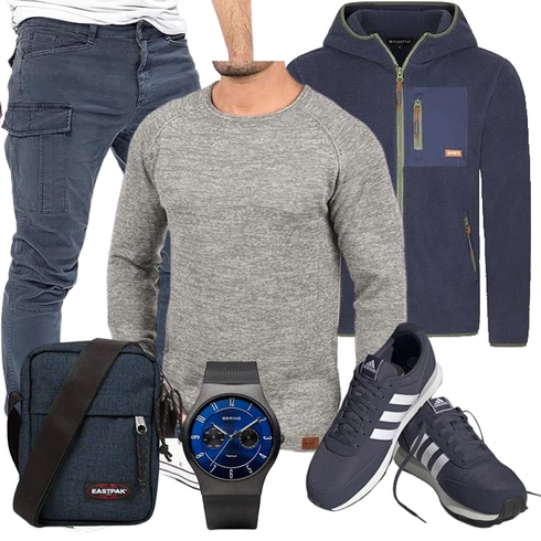 Teddy Jacke/Outdoorjacke/Hoodie Sweatjacke Riverso kombinieren mit Teddy Jacke/Outdoorjacke/Sweatjacke Riverso