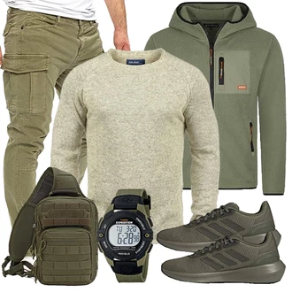 Outfit mit Blau/Grün Unkategorisiert Brandit "Sportlich Outfit"