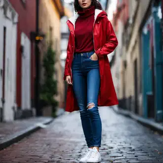 Outfit Inspo Poletje mit Pulover z ovratnikom/Kardigan s stoječim ovratnikom/Kratka jopica/Kardigan z okroglim izrezom happiness İstanbul "Sproščen jesenski outfit"