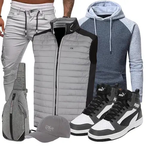 Grau/Khaki/HellGrau Stoffhose/Freizeithose/Sporthose/Löcherne Hose/Skinny Hose/Bügelfaltenhose/Cargo-Jogginghose/Cargohose Cassiecy kombinieren