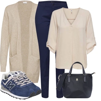 574 Outfit s Modrá/Světle modrá/Tmavě modrá Běžecká bota/Běžecká bota/Tréninková bota/Gymnastická bota/Bota na fitness New Balance "Vzhled casual"
