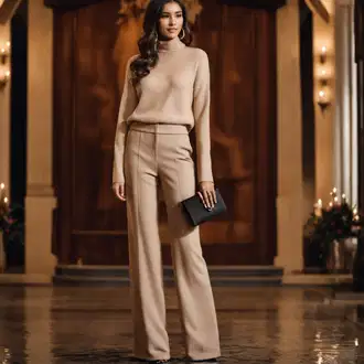 Outfity pro svatební hosty "Tauf-vzhled v béžové"