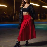 Černé Pull&Bear Tenisky Outfity image