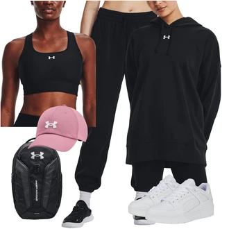 Outfit s Černá/Tmavě modrá Under Armour, Červená/Černá Under Armour "Každodenní Outfit"