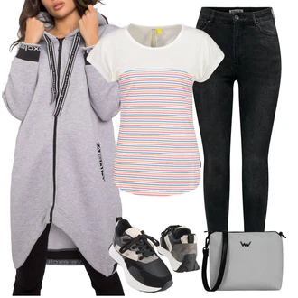 Eleganten outfit mit Siva/Bež/Rjava/Črna Teddy Superga/Superge Nizka/Debele Superge/Usnjene superge/Plato-Sneaker/Superge Luknjasta/Vintage Superga marjin "Vsakodnevni Outfit"Look: Eleganten