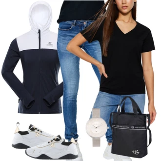 outfit mit Verižna ura/Zapestna ura/Darilni komplet ur Vuch "Vsakodnevni Outfit"