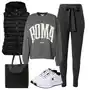 Smeđe Duge Prevelike Majice Outfiti image