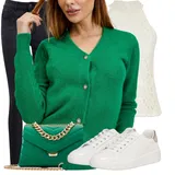 Tmavě Modré Slouchy Džíny Outfity image