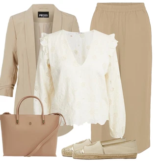Outfit s Béžová/Khaki/Hnědá Espadrilka/Espadrille pantofle/Espadrille sandál michael kors "Vzhledy pro volný čas"