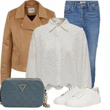 Sexy high waist džíny outfity image