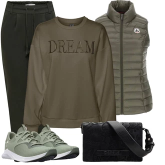 Prodyšné Outfit s Zelená/Světle zelená/Tmavě zelená/Khaki Bota Na Pěší Turistiku/Teniska Letní Tenisky/Měkká bota/Nízká Teniska/Pohodlná Bota/Zdravotní bota Under Armour "Vzhledy pro volný čas"