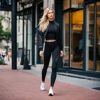 Outfit sa Crna/Tamnosiva Jakna za Trening/Merino jakna/Termo Jakna/Sportska Jakna/Jakna s Patentnim Zatvaračem sa strane/Jakna s Kapuljačom/Jakna od Flisa Pletena Flis Jakna/Dukserica s kapuljačom didriksons "Zimski Yoga-Look"