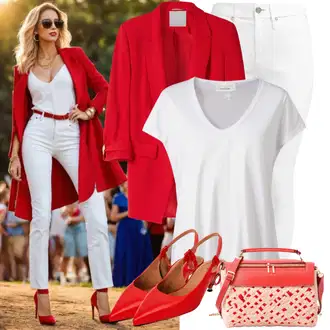 Letní outfity pro baculky "80. léta Business Outfit"