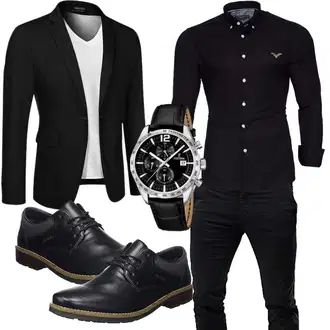 Büro Outfits Moderne mit Schwarz/Weiß Unkategorisiert COOFANDY "Buro Outfit"Look: Büro, Sportlich, Moderne, Empire, Casual, Schick, Schön, Elegant, Classic, Business