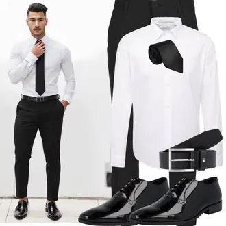 Business Outfits mit Schwarz/Dunkelgrau Slim Hose/Bengalin Hose/5 Pocket Hose/Funktionshose/Trainingshose/Stretchhose/Chino Hose/Jerseyhose levi's ® "Business Outfit"