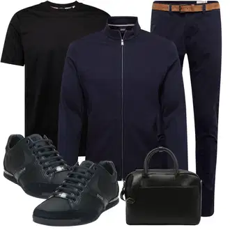Business Outfits mit Schwarz Bluse Große Größe/Shirt & Top Große Größe Boss "Business Outfit"