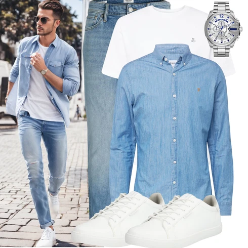 Creme/Weiß Bluse Große Größe/Shirt & Top Große Größe/Kurzarm T-Shirt/Funktions T-Shirt/Übergroßes T-Shirt/Sport-T-Shirt/Laufschuhe für Männer/Ausgefallenes T-shirt/Shirt/Mesh Shirt Marc O'Polo kombinieren