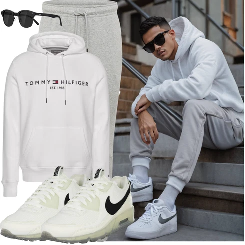 Grau/Weiß/Silber/Creme Große Größe Sweatmode/Unisex Hoodie/Hoodie/Damen Pullover/Partner Hoodie/Ausgefallener Hoodie/Sport Hoodie/Vintage Hoodie/Sweatshirt Tommy Hilfiger kombinieren mit Grau/Weiß/Silber/Creme Sweatmode/Unisex Hoodie/Hoodie/Damen Pullover/Partner Hoodie/Ausgefallener Hoodie/Sport Hoodie/Vintage Hoodie/Sweatshirt Tommy Hilfiger