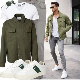Schmal Kurvige Outfit mit Unkategorisiert Superdry "Cool Outfit"