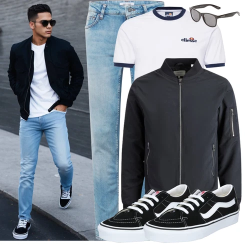 Weiß/Grau/Schwarz/Dunkelblau/Creme Bluse Große Größe/Shirt & Top Große Größe/Kurzarm T-Shirt/Sport-T-Shirt/Ausgefallenes T-shirt/Funktions T-Shirt/Mesh Shirt/Shirt/Print Shirt/Casual T-Shirt/Laufschuhe für Männer Ellesse kombinieren