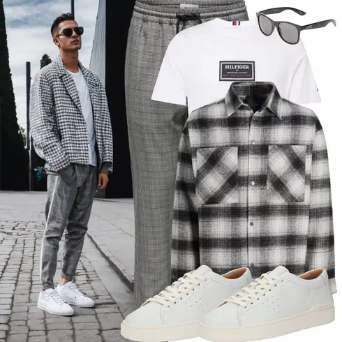 Creme/Weiß Bluse Große Größe/Shirt & Top Große Größe/T-Shirt & Top/Shirt/Ausgefallenes T-shirt/Funktions T-Shirt/Umstands T-Shirt/Print Shirt/Kurzarm T-Shirt/Sport-T-Shirt/T-Shirt Mit Print Tommy Hilfiger kombinieren