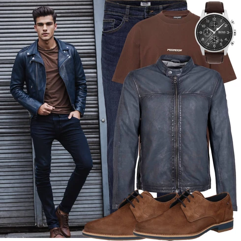 Dunkelblau/Blau Mantel gipsy by mauritius kombinieren mit Dunkelblau Slim Fit Jeans/Winterjacke/Leder Schuhe/Lederjacke/Thermojeans/Push up Jeans/Damen 7/8-Länge Jeans/Low Rise Jean/Regular-Fit Jeans/Tapered-Jeans/Sportschuhe/Straight Leg Jean Only & Sons