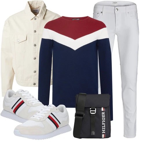 Creme/Beige/Khaki/Weiß Cordjacke/Vintage Jacke/Nachhaltige Jacke/Kurzjacke DAN FOX APPAREL kombinieren